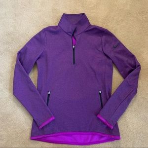 Nike Golf Therma-Fit fleece lined quarter zip jacket